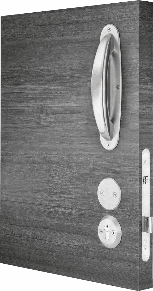 Bedroom lockset
