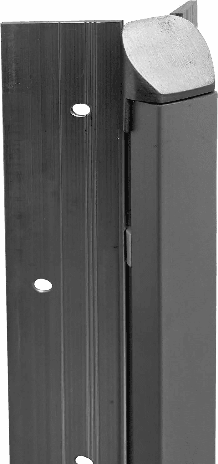 Continuous hinge — alternative configuration