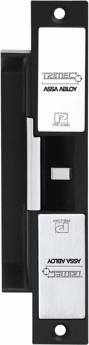 Electric strike release — alternative configuration