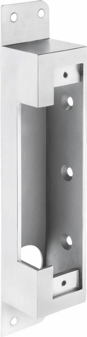 High-security electric strike housing