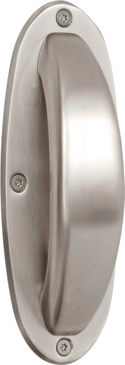 Easy-grip pull handle on backplate