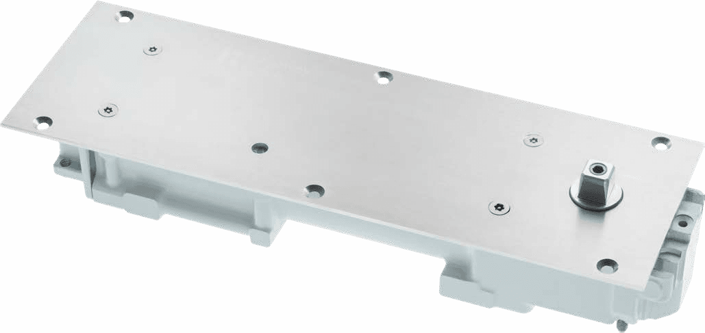 Free-swing transom closer