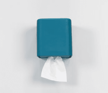 Soft tissue dispenser — teal