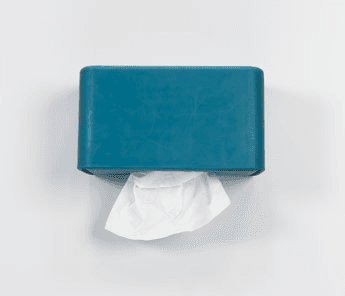 Soft horizontal tissue dispenser