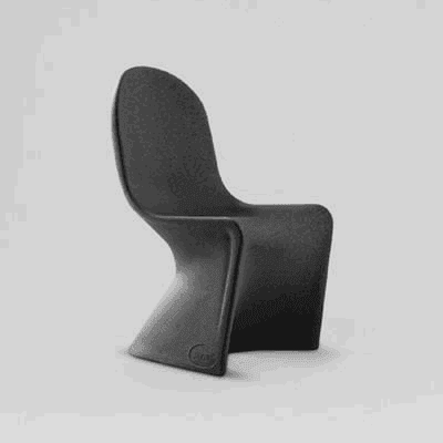 Moulded dining chair
