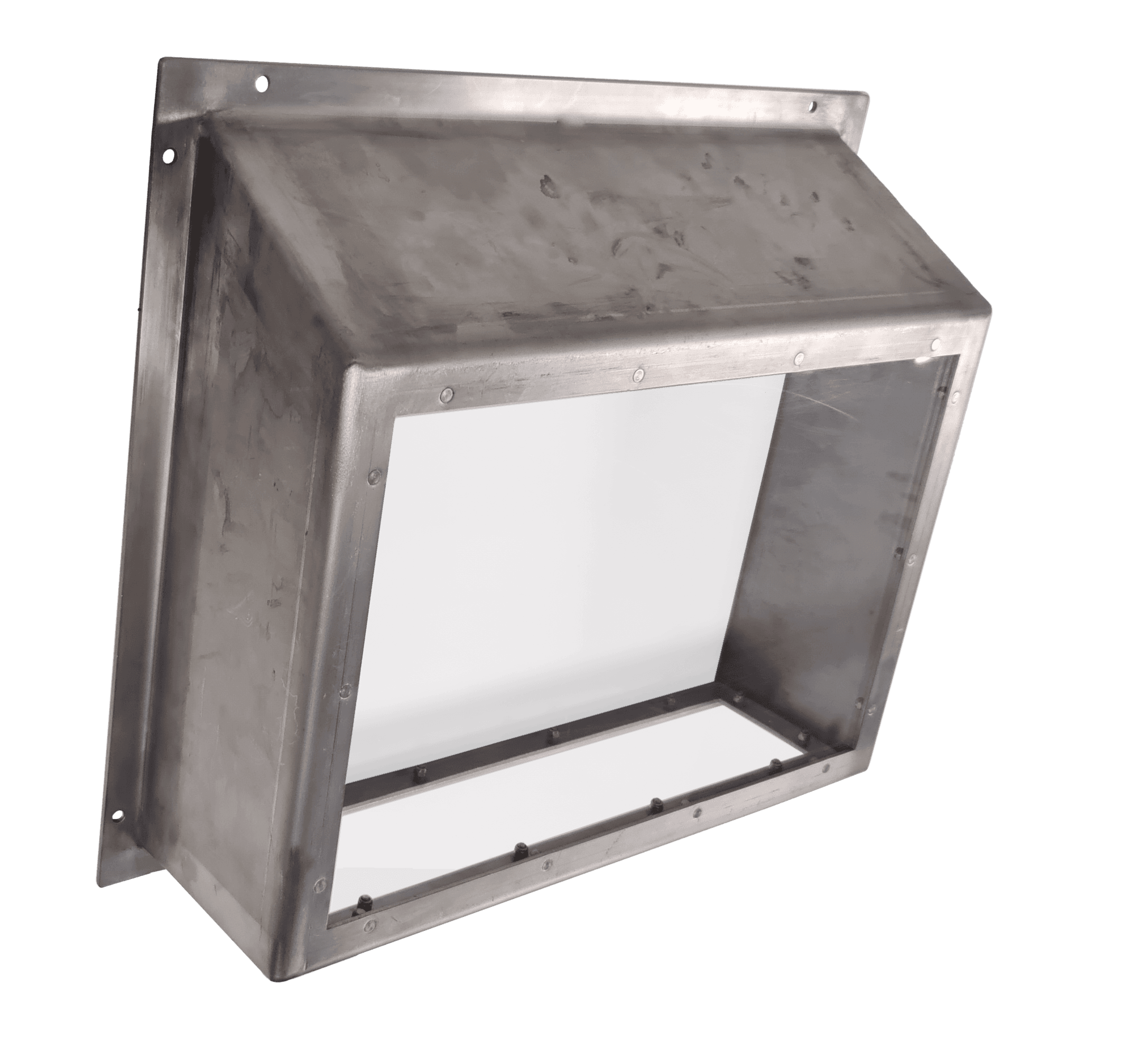 Wall-mount protective exit-sign enclosure
