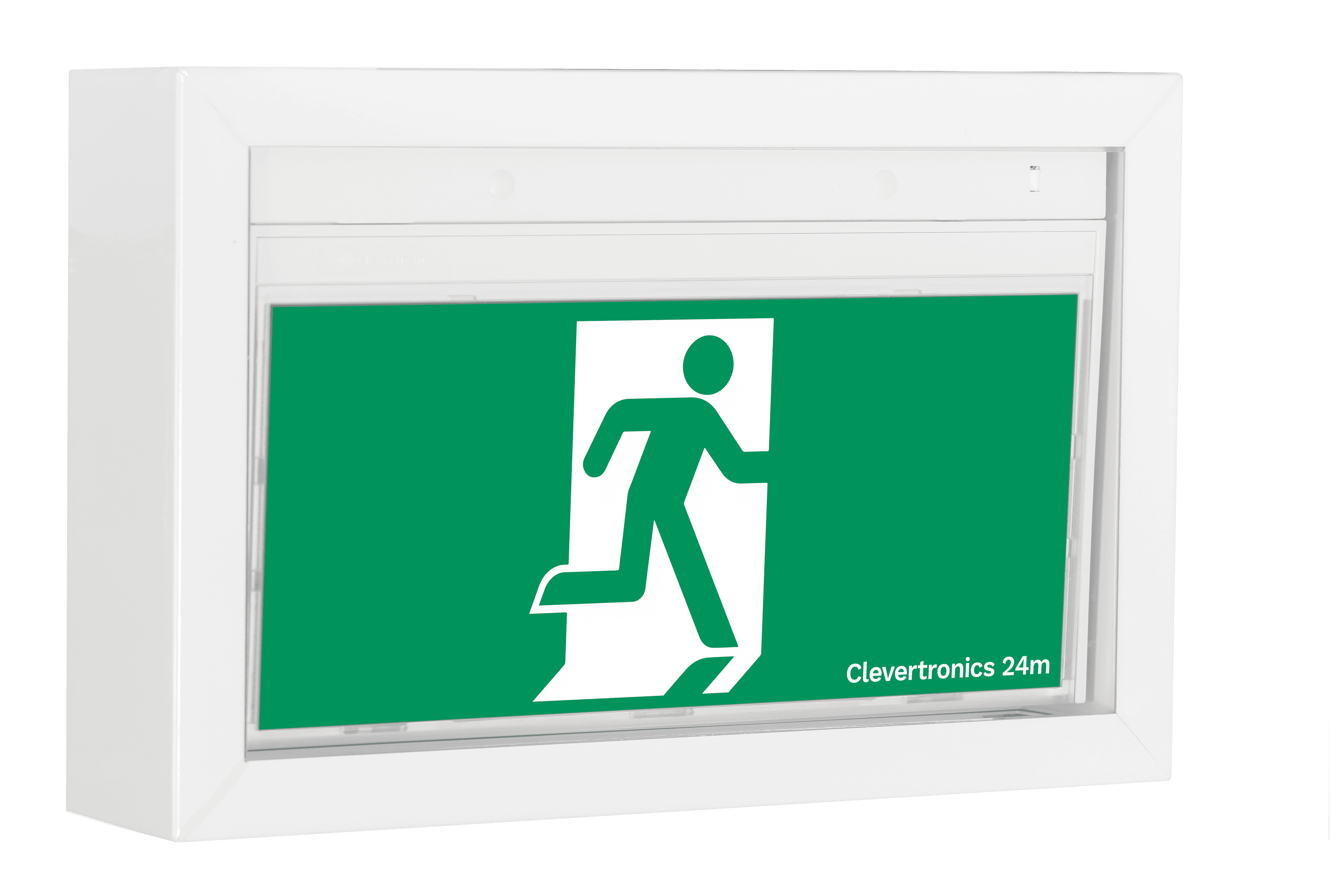 Vandal-resistant exit-sign enclosure