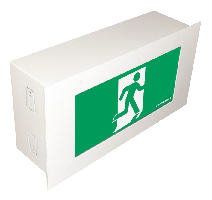 Weatherproof Recessed Tamper-Resistant Exit Sign